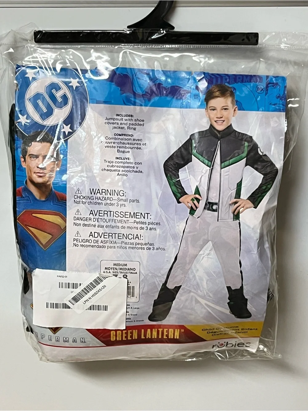 NEW! Rubie’s Officially Licensed DC Comics Green Lantern Costume Boys M 8-10